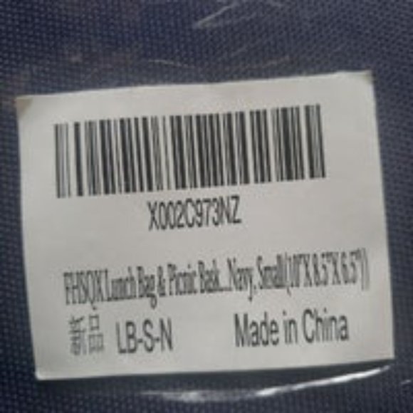 Waterproof Zipper Insulated Lunch Bag with Side Pocket for Beach, School, Office - Picture 12 of 12